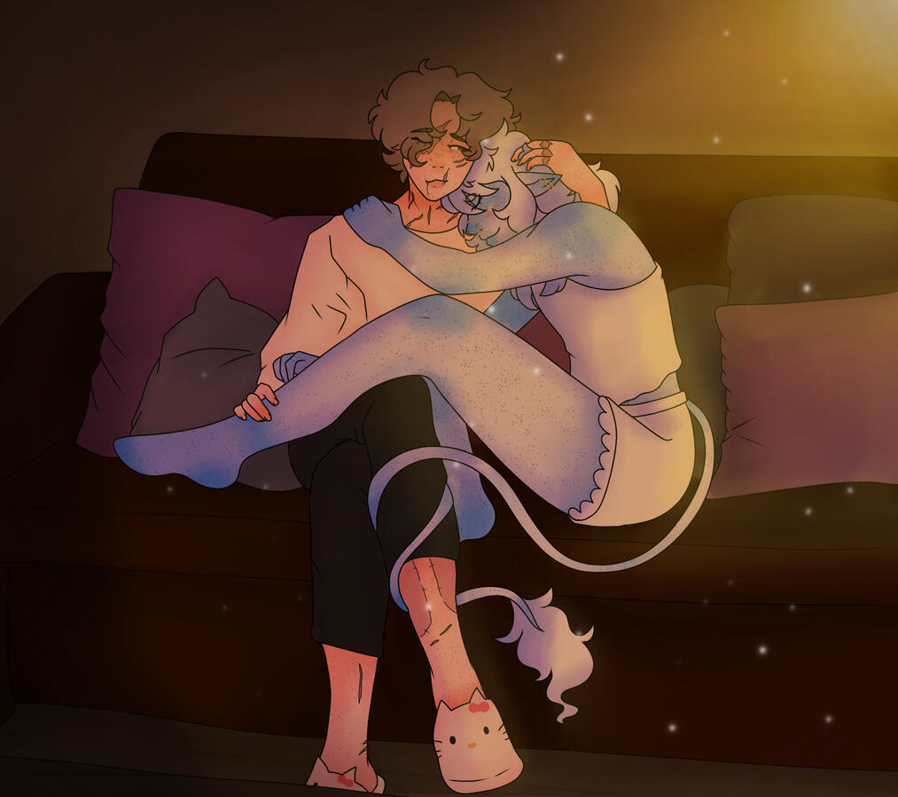 Oleander and Larson : Cuddle Oleander and Larson : Cuddle