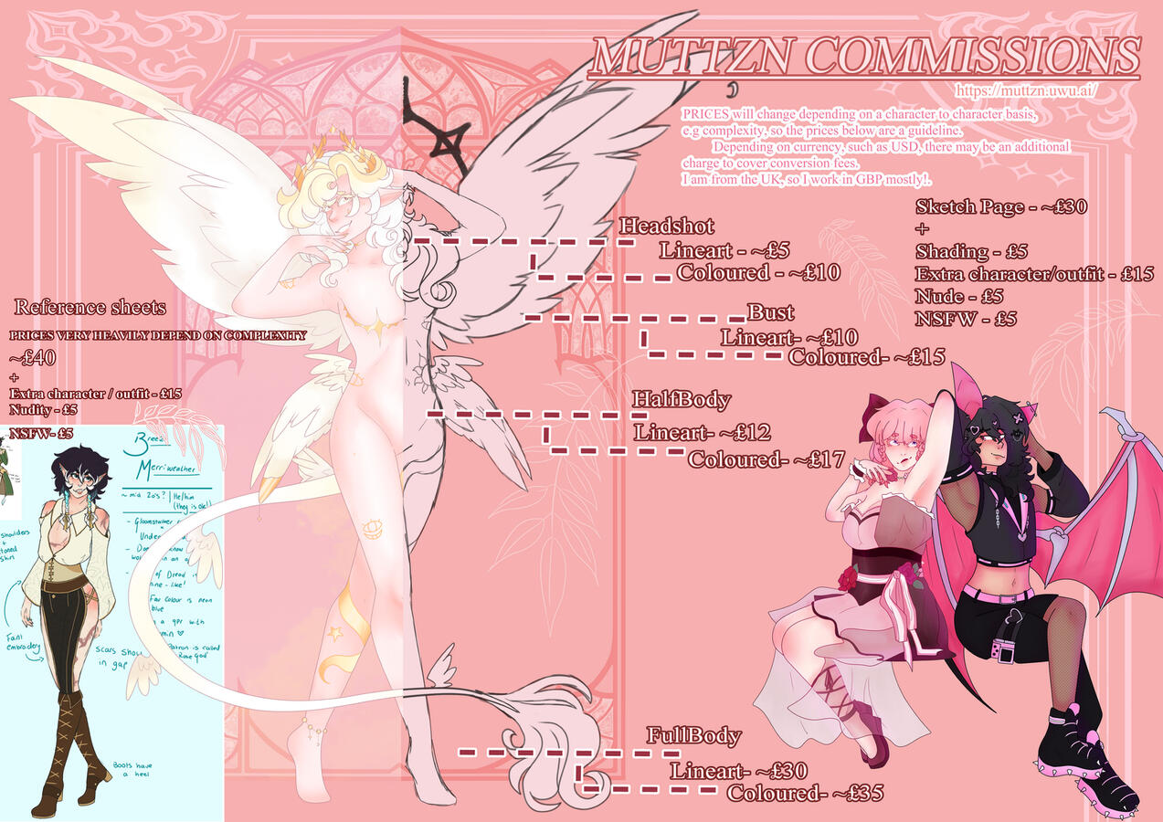 Commission Sheet Commission Sheet
