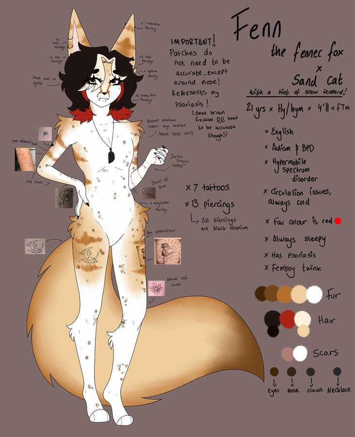 Reference Sheet : Fenn Sona